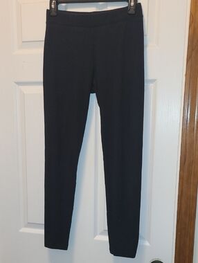 Vera Wang Black Slim Knit Leggings